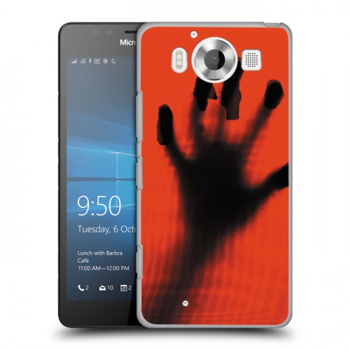 Дизайнерский пластиковый чехол для Microsoft Lumia 950 Хэллоуин