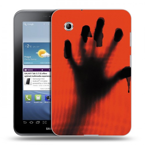 Дизайнерский силиконовый чехол для Samsung Galaxy Tab 2 7.0 Хэллоуин