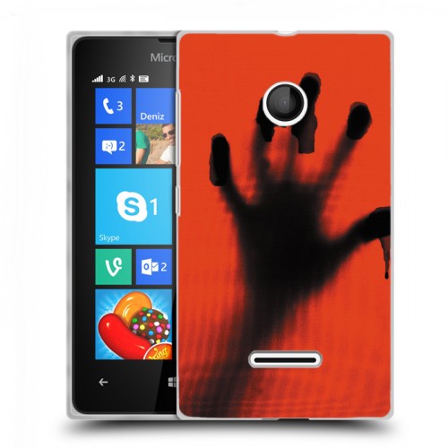 Дизайнерский пластиковый чехол для Microsoft Lumia 435 Хэллоуин