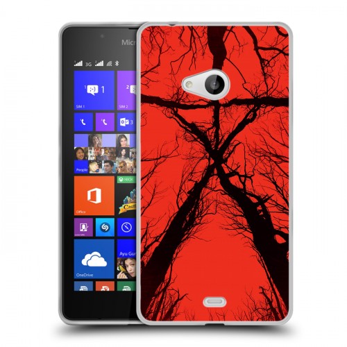 Дизайнерский пластиковый чехол для Microsoft Lumia 540 Хэллоуин