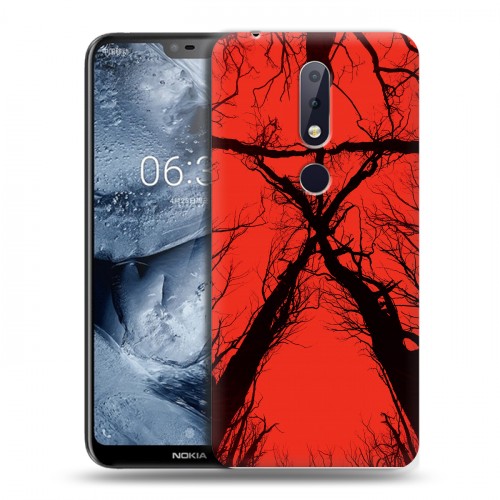 Дизайнерский пластиковый чехол для Nokia 6.1 Plus Хэллоуин