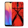 Дизайнерский силиконовый с усиленными углами чехол для Xiaomi RedMi 8A Хэллоуин