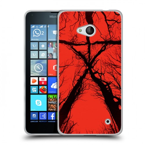 Дизайнерский пластиковый чехол для Microsoft Lumia 640 Хэллоуин