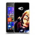 Дизайнерский пластиковый чехол для Microsoft Lumia 540 Хэллоуин