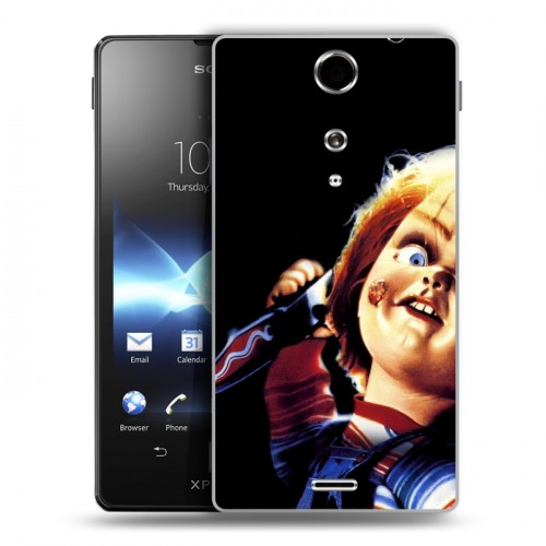 Дизайнерский пластиковый чехол для Sony Xperia TX Хэллоуин