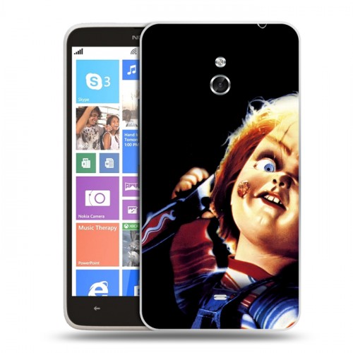 Дизайнерский пластиковый чехол для Nokia Lumia 1320 Хэллоуин