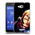 Дизайнерский пластиковый чехол для Sony Xperia E4g Хэллоуин