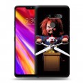 Дизайнерский пластиковый чехол для LG G8 ThinQ Хэллоуин