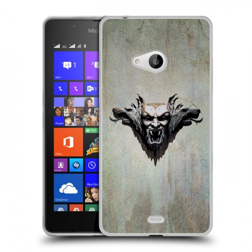 Дизайнерский пластиковый чехол для Microsoft Lumia 540 Хэллоуин