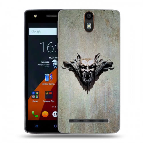 Дизайнерский силиконовый чехол для Wileyfox Storm Хэллоуин