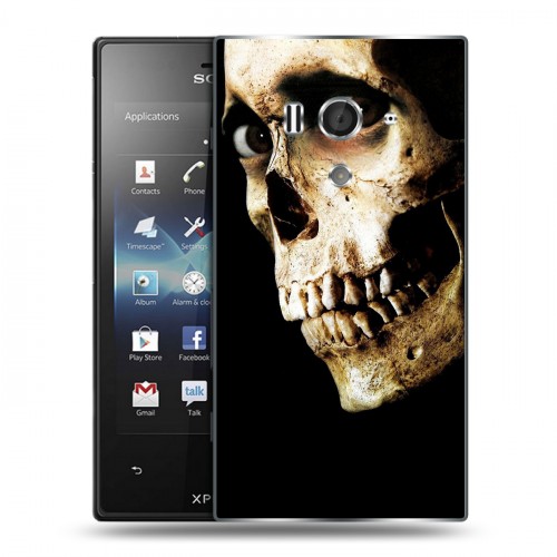 Дизайнерский пластиковый чехол для Sony Xperia acro S Хэллоуин