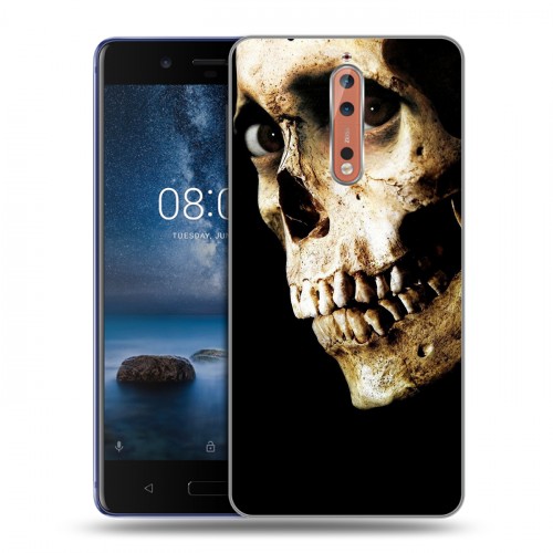 Дизайнерский пластиковый чехол для Nokia 8 Хэллоуин