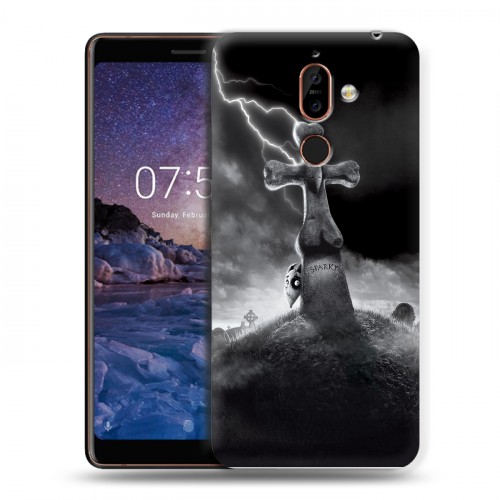 Дизайнерский пластиковый чехол для Nokia 7 Plus Хэллоуин