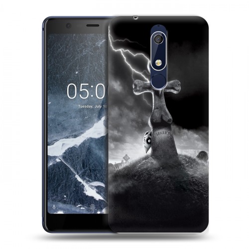 Дизайнерский пластиковый чехол для Nokia 5.1 Хэллоуин