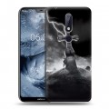 Дизайнерский пластиковый чехол для Nokia 6.1 Plus Хэллоуин