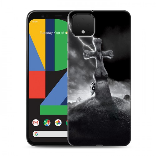 Дизайнерский пластиковый чехол для Google Pixel 4 Хэллоуин