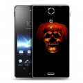 Дизайнерский пластиковый чехол для Sony Xperia TX Хэллоуин