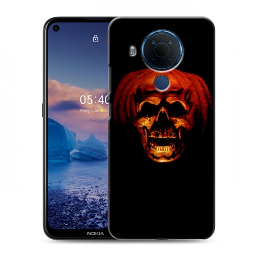 Дизайнерский силиконовый чехол для Nokia 5.4 Хэллоуин