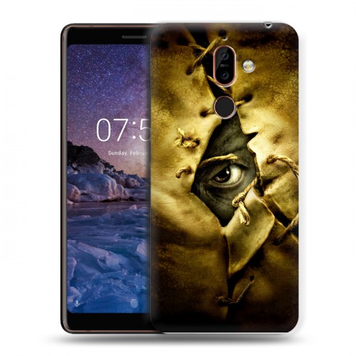 Дизайнерский пластиковый чехол для Nokia 7 Plus Хэллоуин