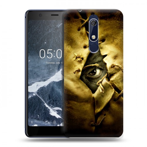 Дизайнерский пластиковый чехол для Nokia 5.1 Хэллоуин