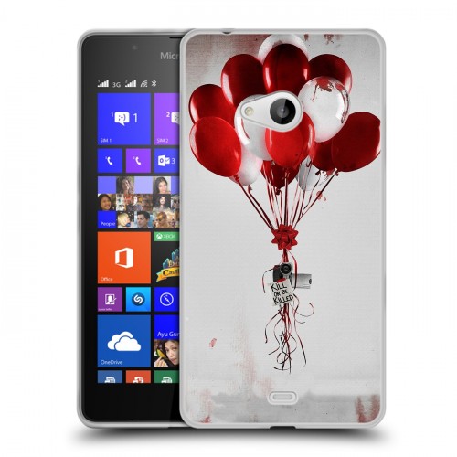 Дизайнерский пластиковый чехол для Microsoft Lumia 540 Хэллоуин