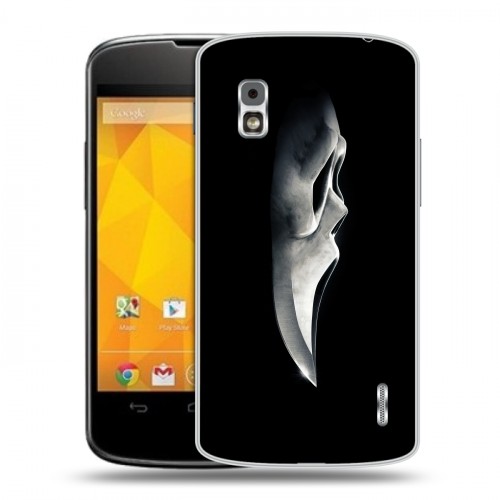 Дизайнерский пластиковый чехол для LG Google Nexus 4 Хэллоуин