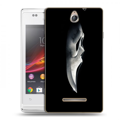 Дизайнерский силиконовый чехол для Sony Xperia E Хэллоуин