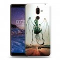 Дизайнерский пластиковый чехол для Nokia 7 Plus Хэллоуин