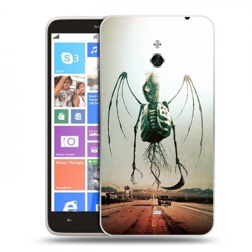 Дизайнерский пластиковый чехол для Nokia Lumia 1320 Хэллоуин