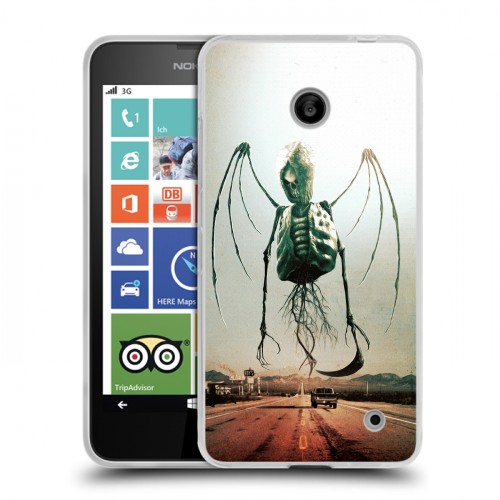 Дизайнерский пластиковый чехол для Nokia Lumia 630/635 Хэллоуин