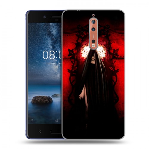 Дизайнерский пластиковый чехол для Nokia 8 Хэллоуин