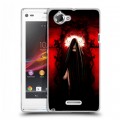 Дизайнерский пластиковый чехол для Sony Xperia L Хэллоуин