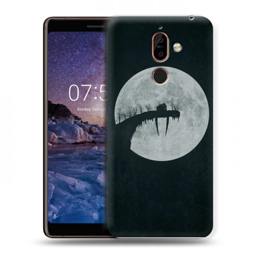 Дизайнерский пластиковый чехол для Nokia 7 Plus Хэллоуин