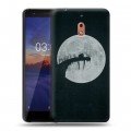 Дизайнерский силиконовый чехол для Nokia 2.1 Хэллоуин