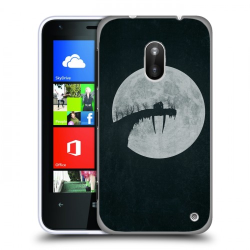 Дизайнерский пластиковый чехол для Nokia Lumia 620 Хэллоуин