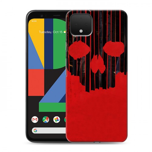 Дизайнерский пластиковый чехол для Google Pixel 4 Хэллоуин