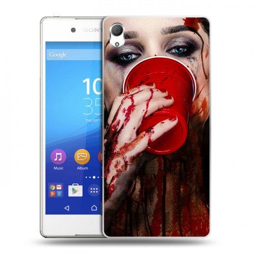 Дизайнерский пластиковый чехол для Sony Xperia Z3+ Хэллоуин