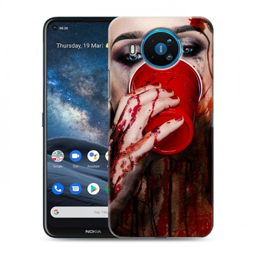 Дизайнерский силиконовый чехол для Nokia 8.3 Хэллоуин