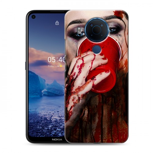 Дизайнерский силиконовый чехол для Nokia 5.4 Хэллоуин