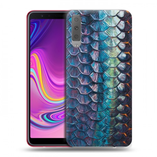 Дизайнерский силиконовый с усиленными углами чехол для Samsung Galaxy A7 (2018) креативный дизайн