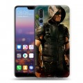 Дизайнерский силиконовый с усиленными углами чехол для Huawei P20 Pro стрела 