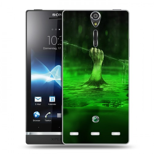 Дизайнерский пластиковый чехол для Sony Xperia S стрела 