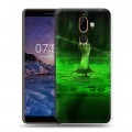 Дизайнерский пластиковый чехол для Nokia 7 Plus стрела 