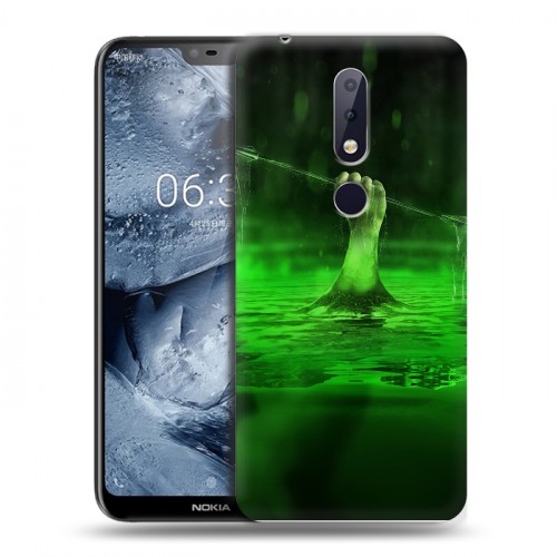 Дизайнерский пластиковый чехол для Nokia 6.1 Plus стрела 