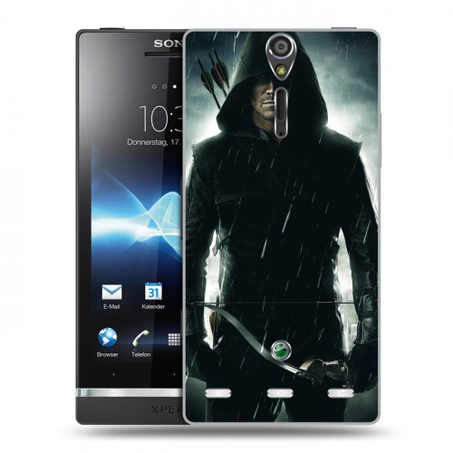 Дизайнерский пластиковый чехол для Sony Xperia S стрела 