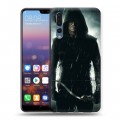 Дизайнерский силиконовый с усиленными углами чехол для Huawei P20 Pro стрела 