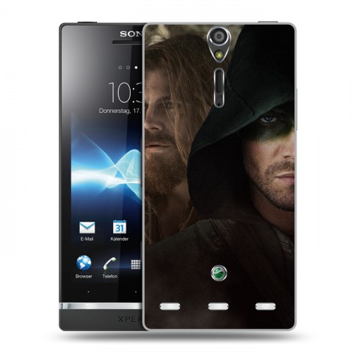 Дизайнерский пластиковый чехол для Sony Xperia S стрела 