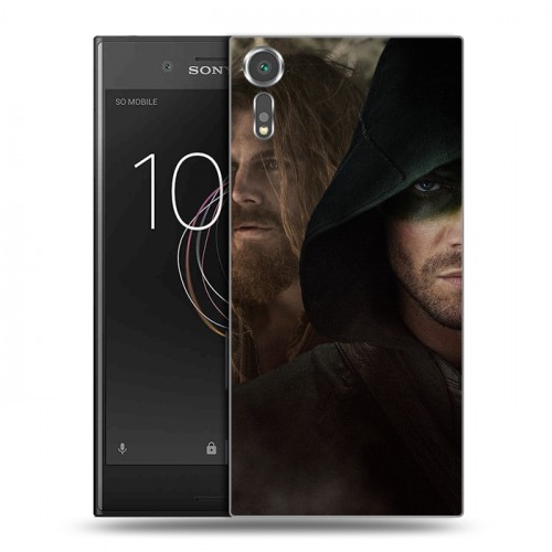 Дизайнерский пластиковый чехол для Sony Xperia XZs стрела 