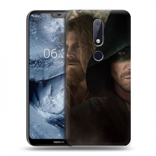 Дизайнерский силиконовый чехол для Nokia 6.1 Plus стрела 