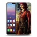 Дизайнерский силиконовый с усиленными углами чехол для Huawei P20 Pro стрела 